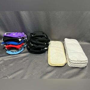 Alva Baby - 12 Cloth Diapers - 12 Inserts